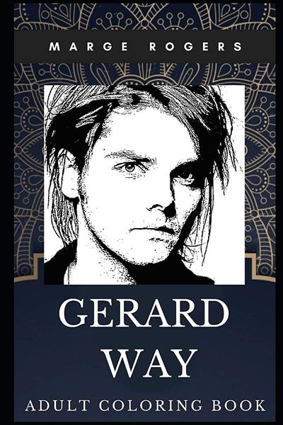 Gerard Way Adult Coloring Book