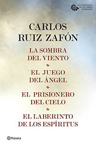 Tetralogía El Cementerio de los Libros Olvidados (pack)