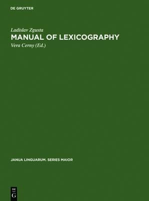 Manual of lexicography