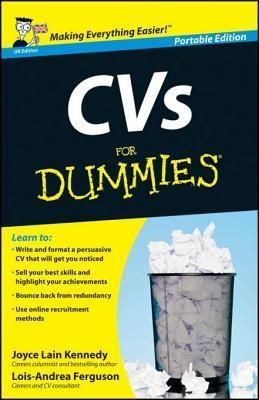CVs For Dummies, UK Edition