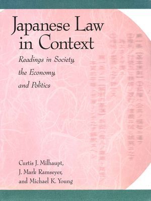 Japanese Law in Context