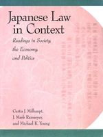 Japanese Law in Context