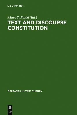 Text and Discourse Constitution