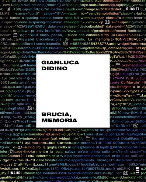 Brucia, memoria (Quanti Einaudi 10)