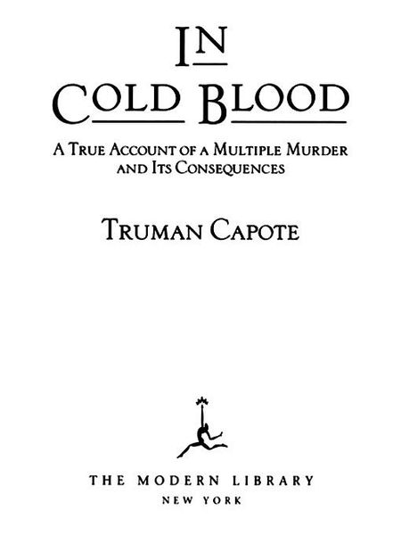 In Cold Blood