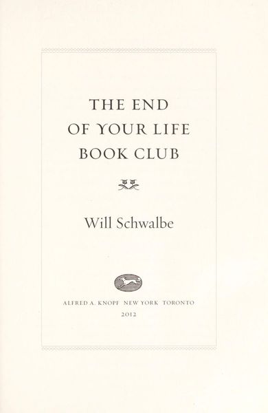 The End of Your Life Book Club
