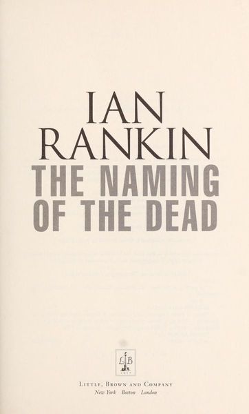 The Naming of the Dead