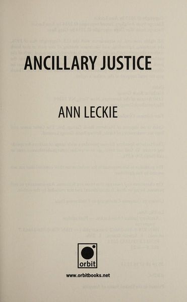 Ancillary Justice