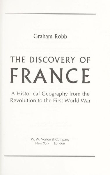 The Discovery of France
