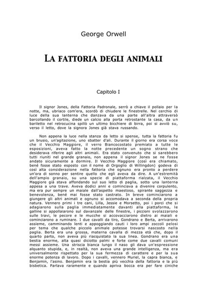 La fattoria degli animali