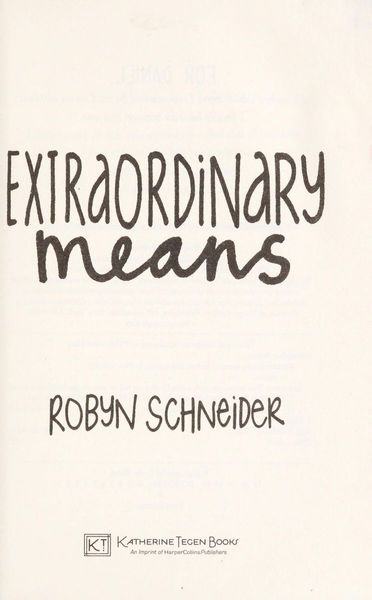 Extraordinary means