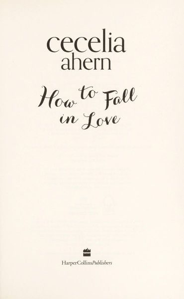 How to fall in love