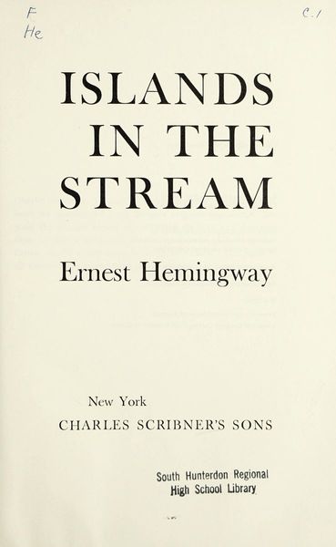 Islands in the stream.