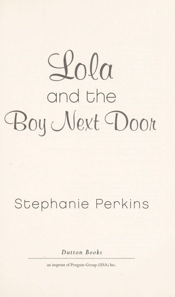 Lola and the boy next door