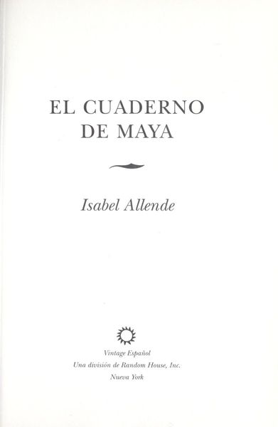 El cuaderno de Maya