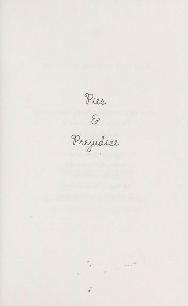 Pies & Prejudice