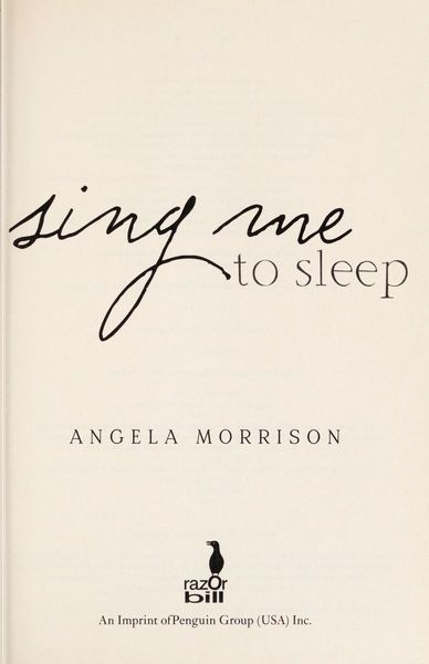 Sing me to sleep