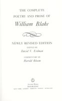 The complete poetry and prose of William Blake