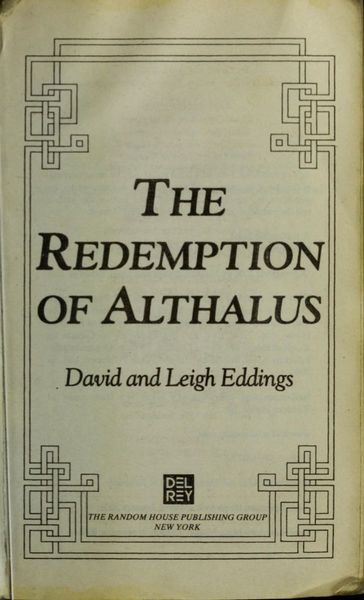 The redemption of Althalus