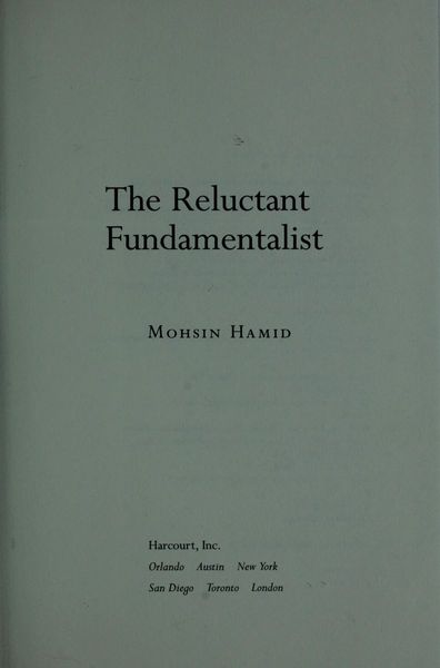 The Reluctant Fundamentalist
