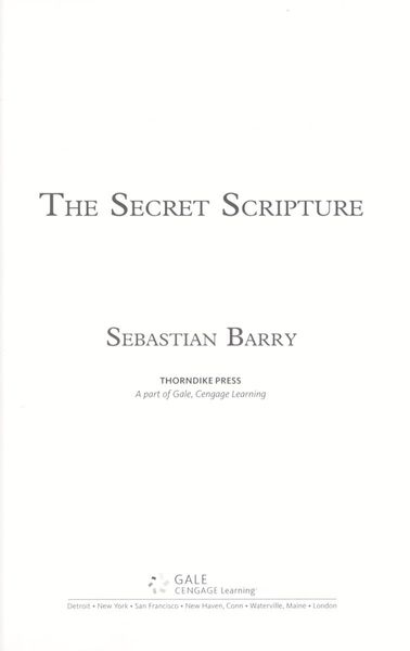 The secret scripture