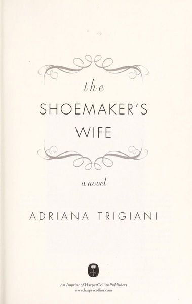 The shoemaker's wife