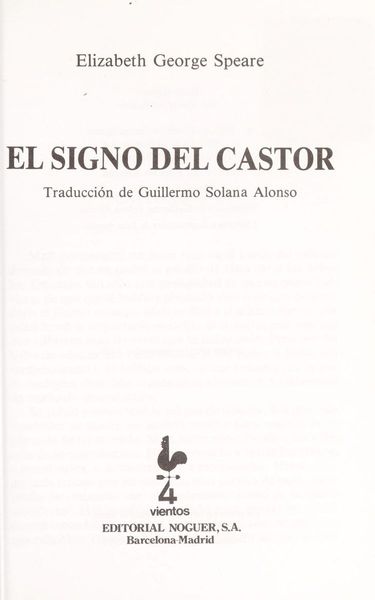 El signo del castor
