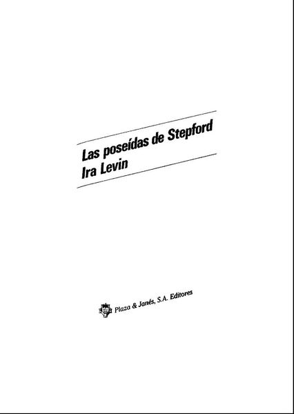 Las poseidas de Stepford