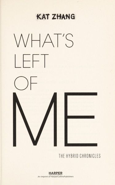 What's left of me
