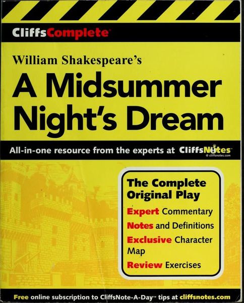 William Shakespeare's A Midsummer night's dream