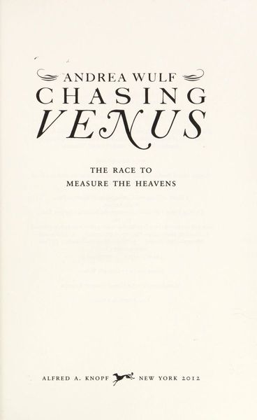 Chasing Venus