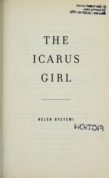 The Icarus girl