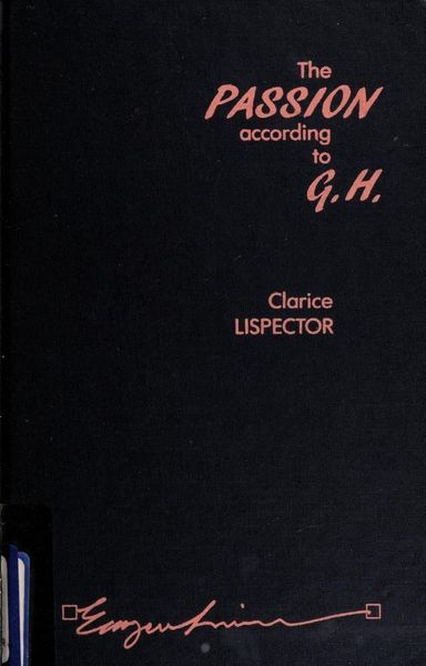 The passion according to G.H.