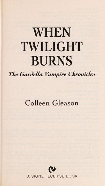 When twilight burns