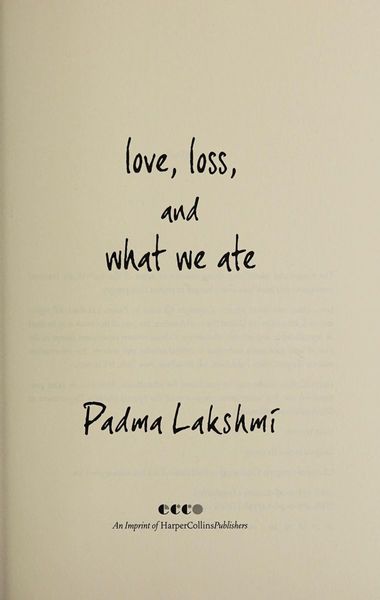 Love, Loss, and What We Ate