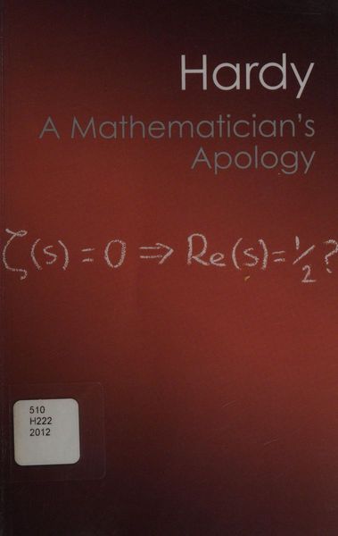 A Mathematician's Apology