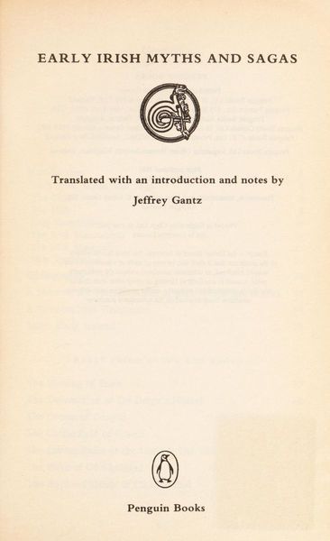 Early Irish Myths and Sagas