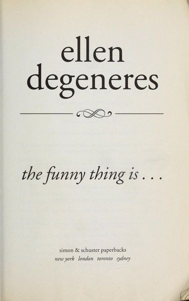 The Funny Thing Is...
