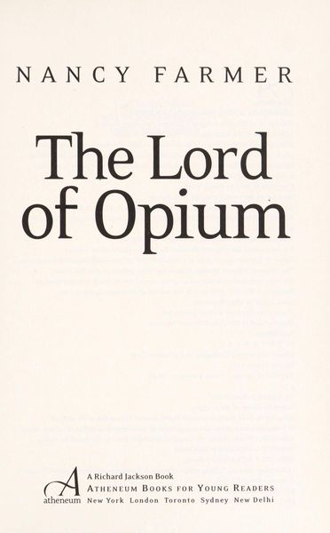 The Lord of Opium