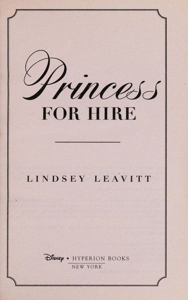 Princess for Hire