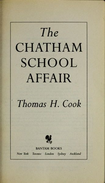 The Chatham School Affair