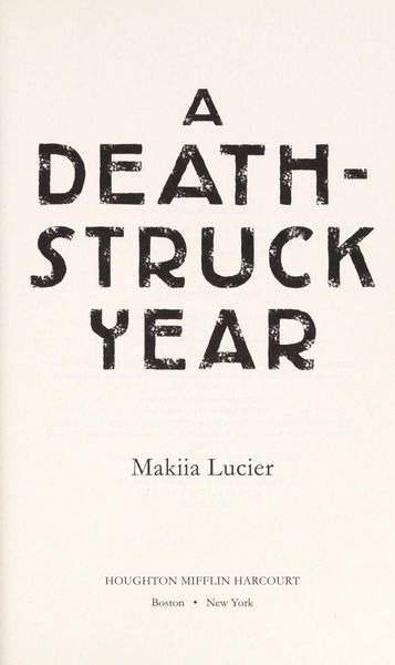 A Death-Struck Year