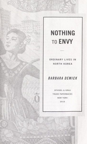 Nothing to Envy