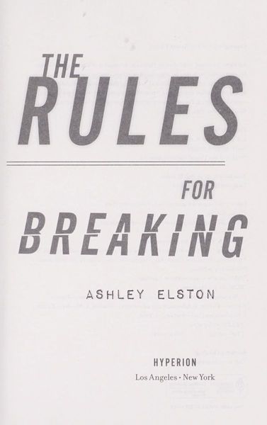 The Rules for Breaking