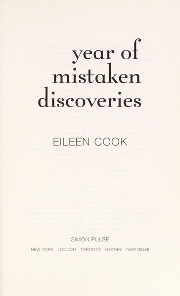 Year of Mistaken Discoveries