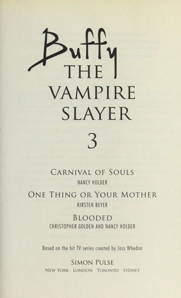 Buffy the Vampire Slayer 3