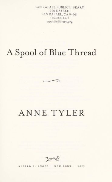 A Spool of Blue Thread