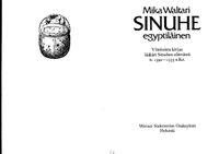 Sinuhe egyptiläinen