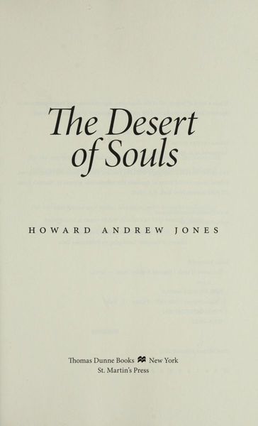 The Desert of Souls