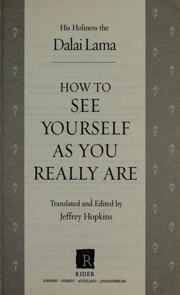 How to See Yourself As You Really Are